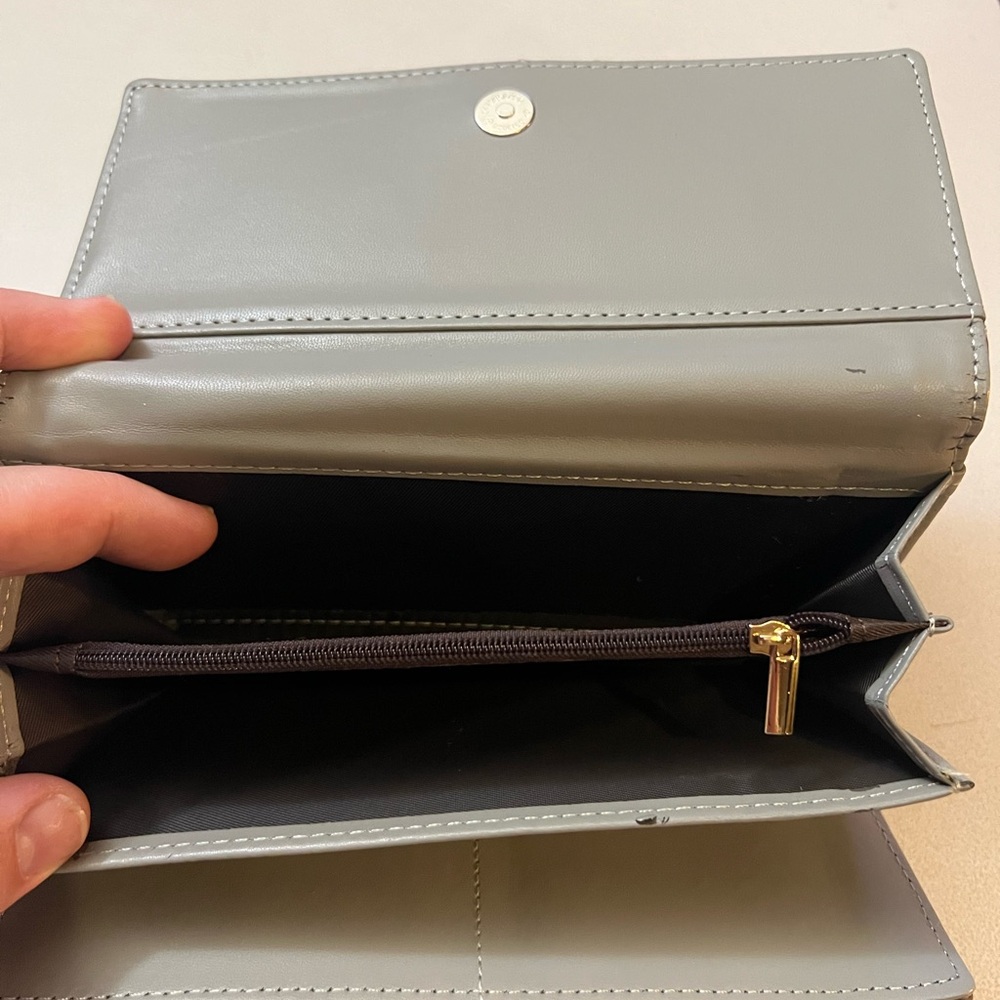 Michael Kors Dark Brown Perforated Wallet - Picture 3 of 4